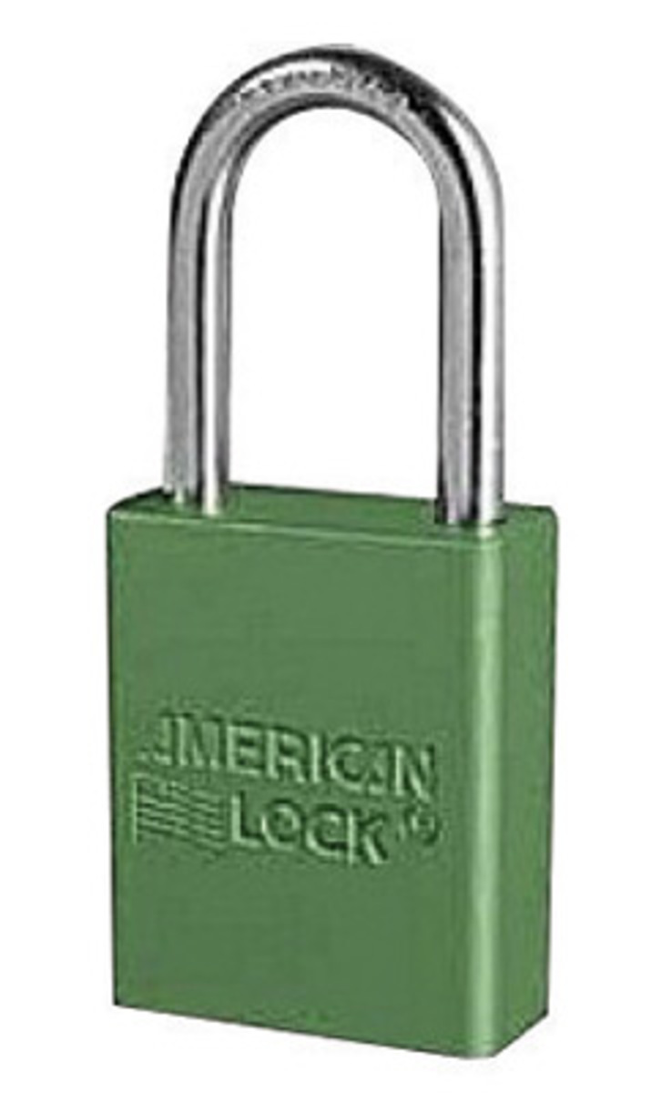 American Lock Green 1 12 X 34 Aluminum 5 Pin Safety L A60A1106GRN for sale online at autumn supply