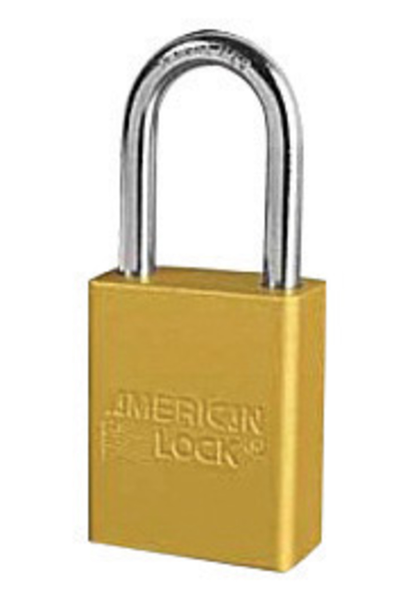 American Lock Yellow 1 12 X 34 Aluminum 5 Pin Safety A60A1106KAMKYLW for sale online at autumn supply
