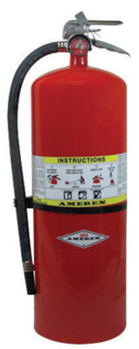 Amerex® 30 Pound ABC Dry Chemical 10A:160B:C High Performance Compliance Flow Fire Extinguisher For Class A, B And C Fires With