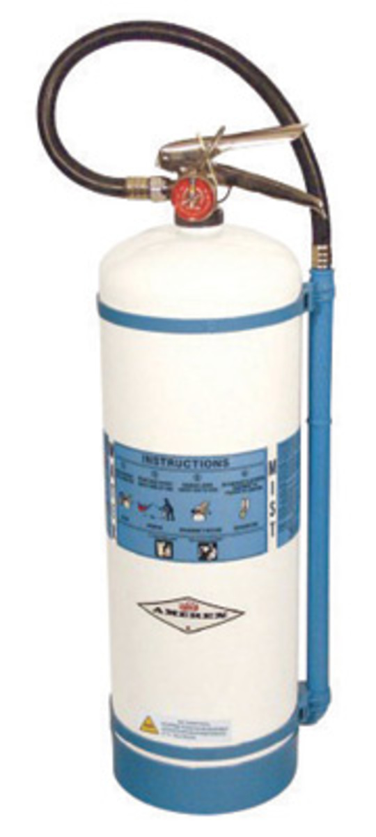 Amerex® 2.5 Gallon De-Ionized Water 2-A:C Water Mist Fire Extinguisher For Class A And C Fires With Metal Valve, Non-Magnetic Wa Amerex® 2.5 Gallon De-Ionized Water 2-A:C Water Mist Fire Extinguisher For Class A And C Fires With Metal Valve, Non-Magnetic Wa