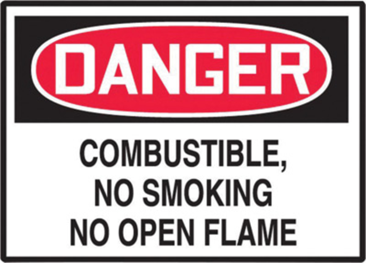 Accuform Signs 3 12 X 5 Red Black And White 4 mil Adh A81LCHL148VSP for sale online at autumn supply