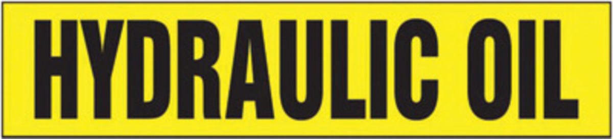 Accuform Signs 2 X 9 Black And Yellow 6 mil Adhesive A81LCHL588 for sale online at autumn supply