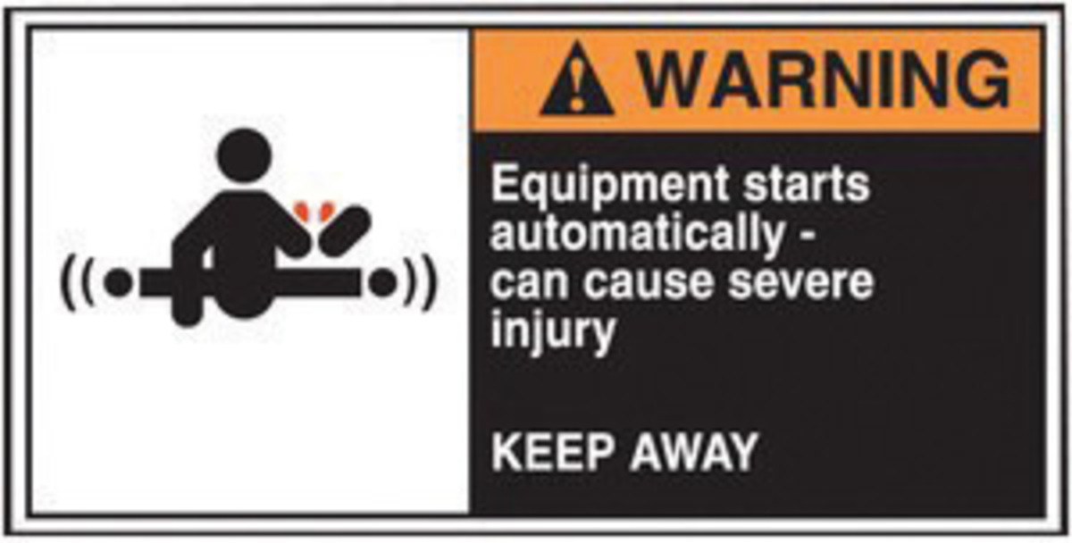 Accuform Signs 2 12 X 5 Orange White And Black 4 mil A81LECN362 for sale online at autumn supply