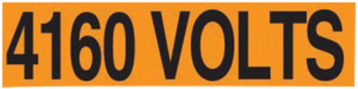 Accuform Signs 2 14 X 9 Black And Orange 4 mil Adhesi A81LELC456 for sale online at autumn supply