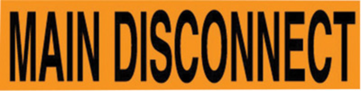 Accuform Signs 2 14 X 9 Black And Orange 4 mil Adhesi A81LELC591 for sale online at autumn supply