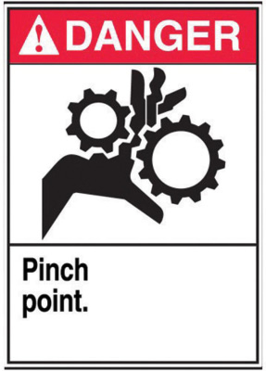Accuform Signs 5 X 3 12 Red Black And White 4 mil Adh A81LEQM167VSP for sale online at autumn supply