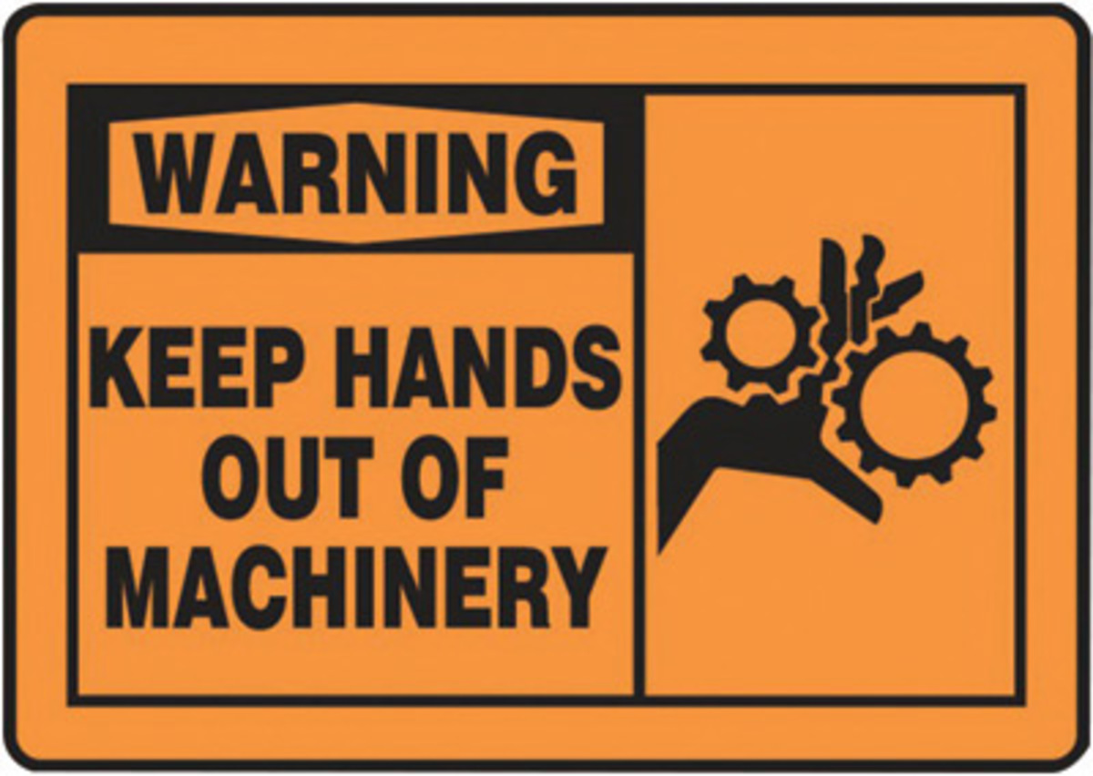Accuform Signs 3 12 X 5 Black And Orange 4 mil Adhesi A81LEQM334VSP for sale online at autumn supply