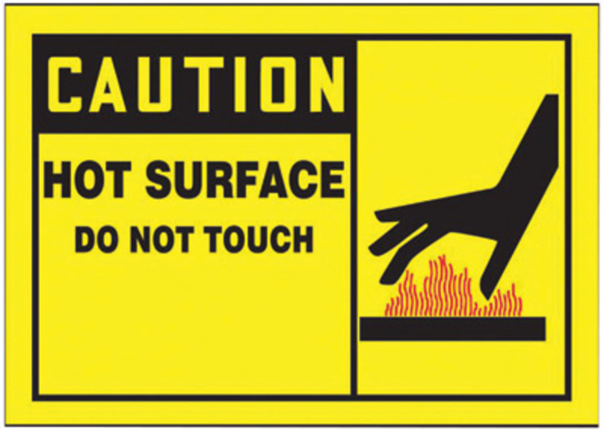 Accuform Signs 3 12 X 5 Black Red And Yellow 4 mil Ad A81LEQM647VSP for sale online at autumn supply