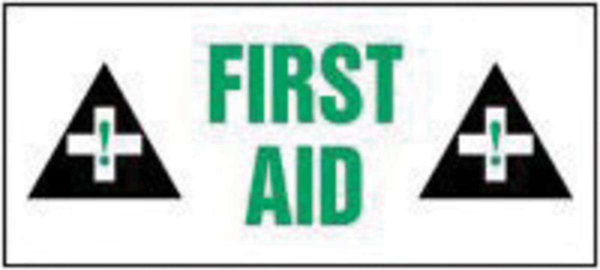 Accuform Signs 4 X 9 Black Green And White 6 mil Adhe A81LFSD505 for sale online at autumn supply