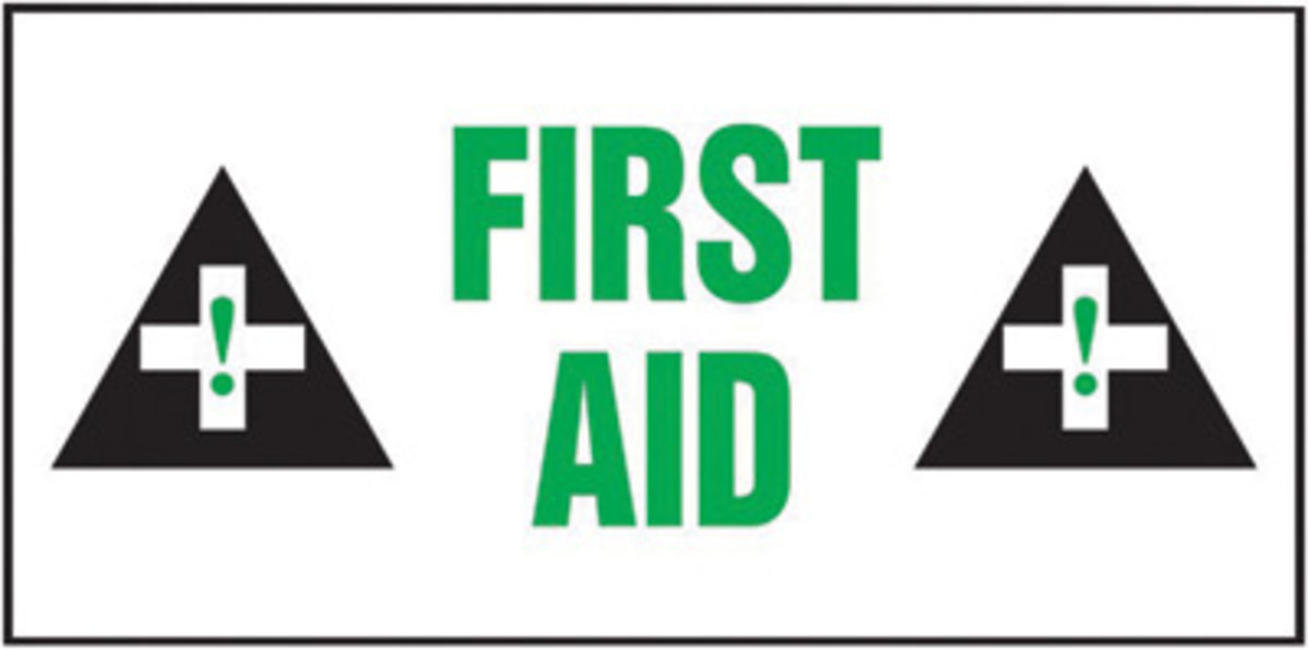 Accuform Signs 3 X 7 Black Green And White 4 mil Adhe A81LFSD510VSP for sale online at autumn supply