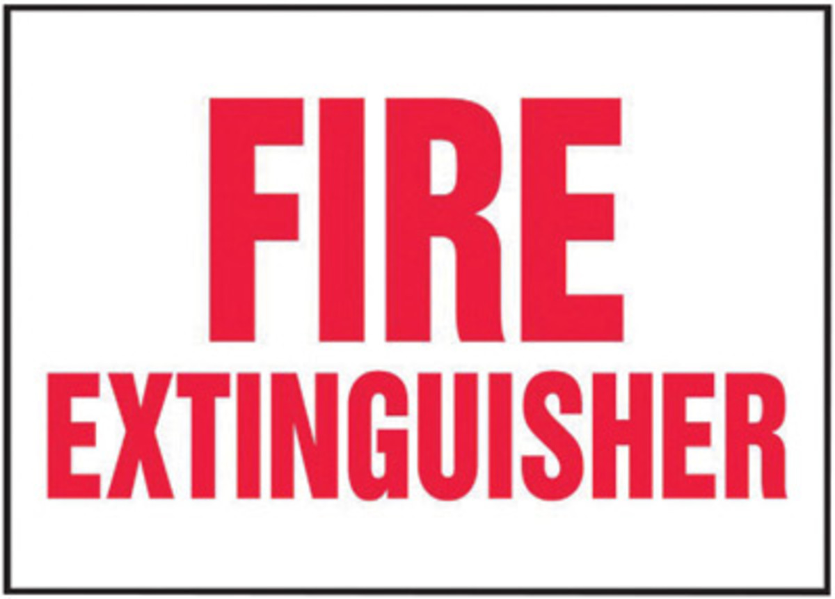 Accuform Signs 5 X 7 Red And White 6 mil Adhesive Dur A81LFXG430XVE for sale online at autumn supply