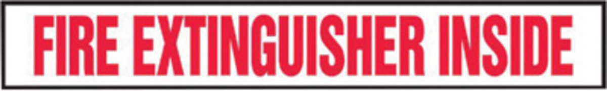 Accuform Signs 2 X 24 Red And White 4 mil Adhesive Vi A81LFXG441VSP for sale online at autumn supply