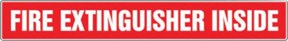 Accuform Signs 2 X 14 White And Red 4 mil Adhesive Vi A81LFXG463VSP for sale online at autumn supply