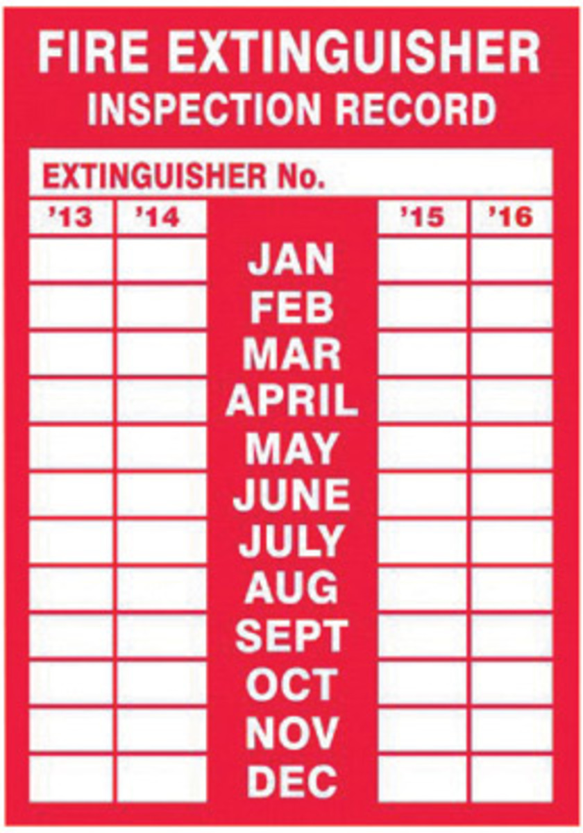 Accuform Signs 5 X 3 12 White And Red 6 mil Adhesive A81LFXG528XVE for sale online at autumn supply