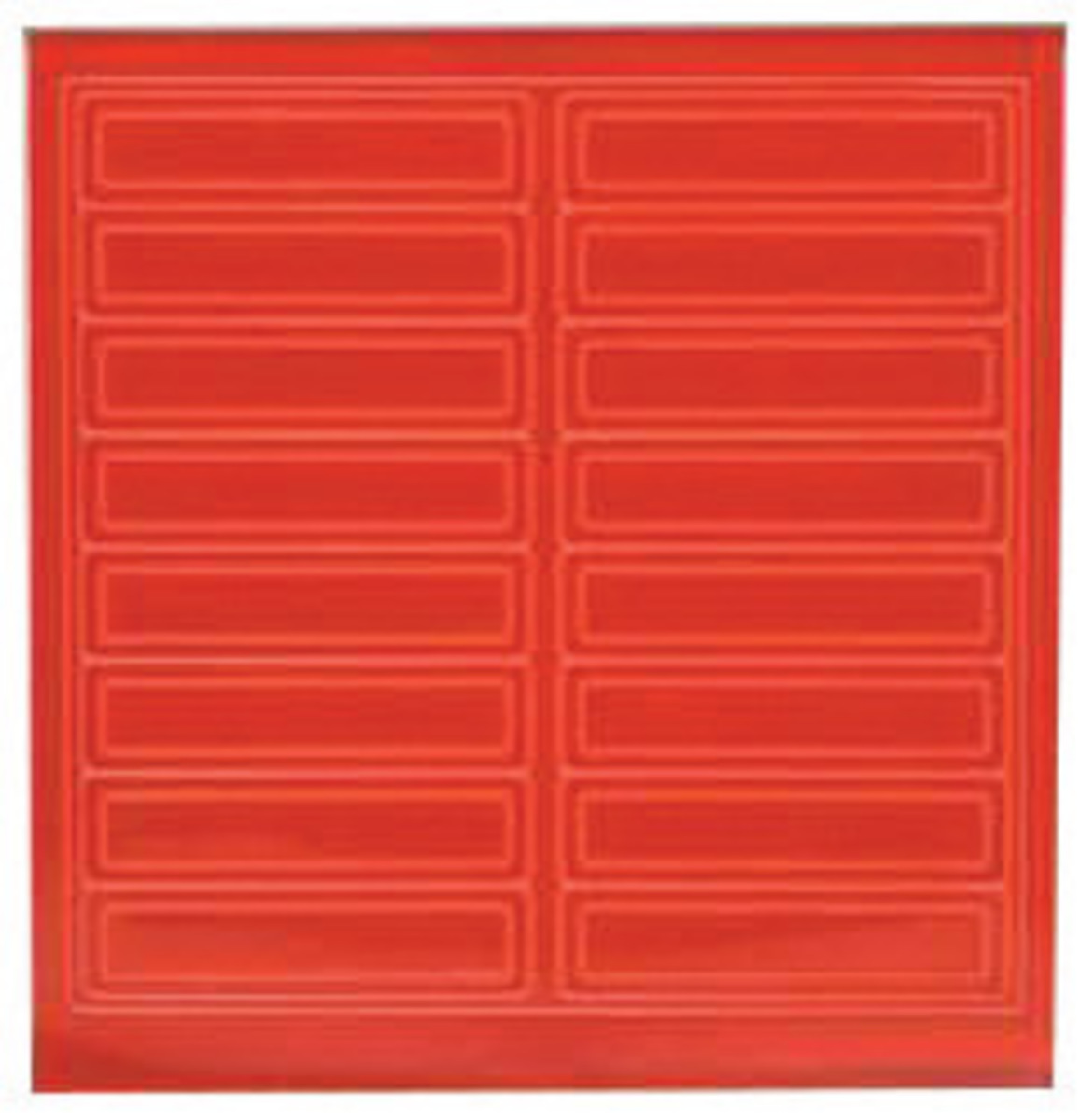 Accuform Signs 1 X 4 Red 14 mil SelfAdhesive Vinyl Re A81LHR104RD for sale online at autumn supply