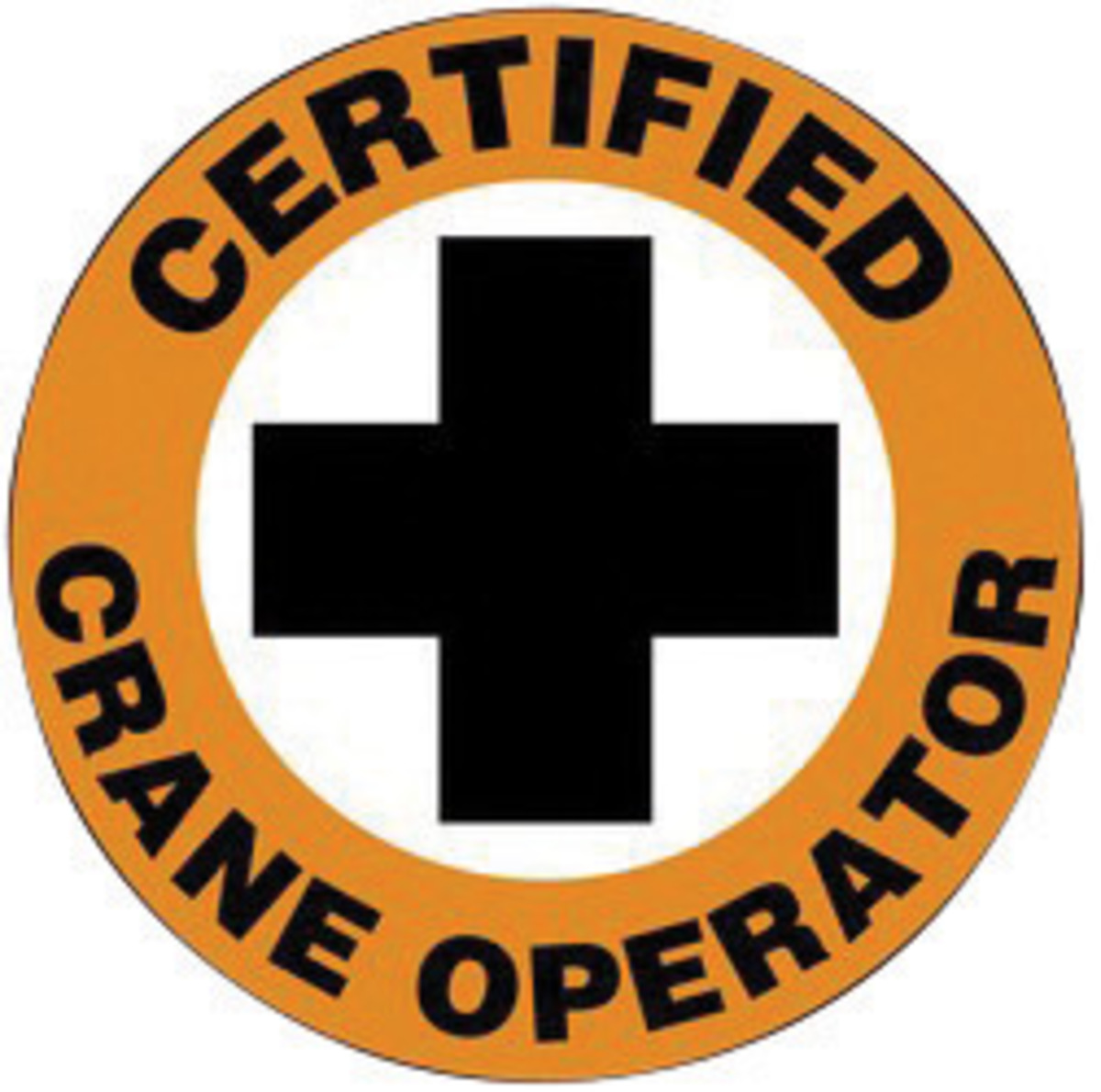 Accuform Signs 2 14 Diameter Black Orange And White 4 A81LHTL107 for sale online at autumn supply