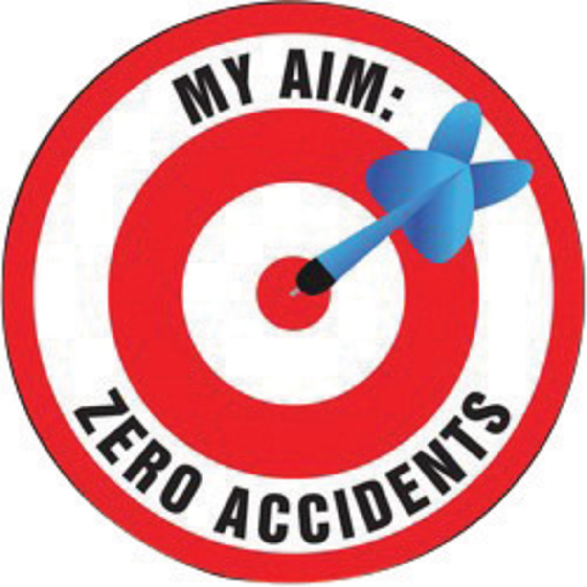 Accuform Signs 2 14 Diameter Black Red Blue And White A81LHTL140 for sale online at autumn supply