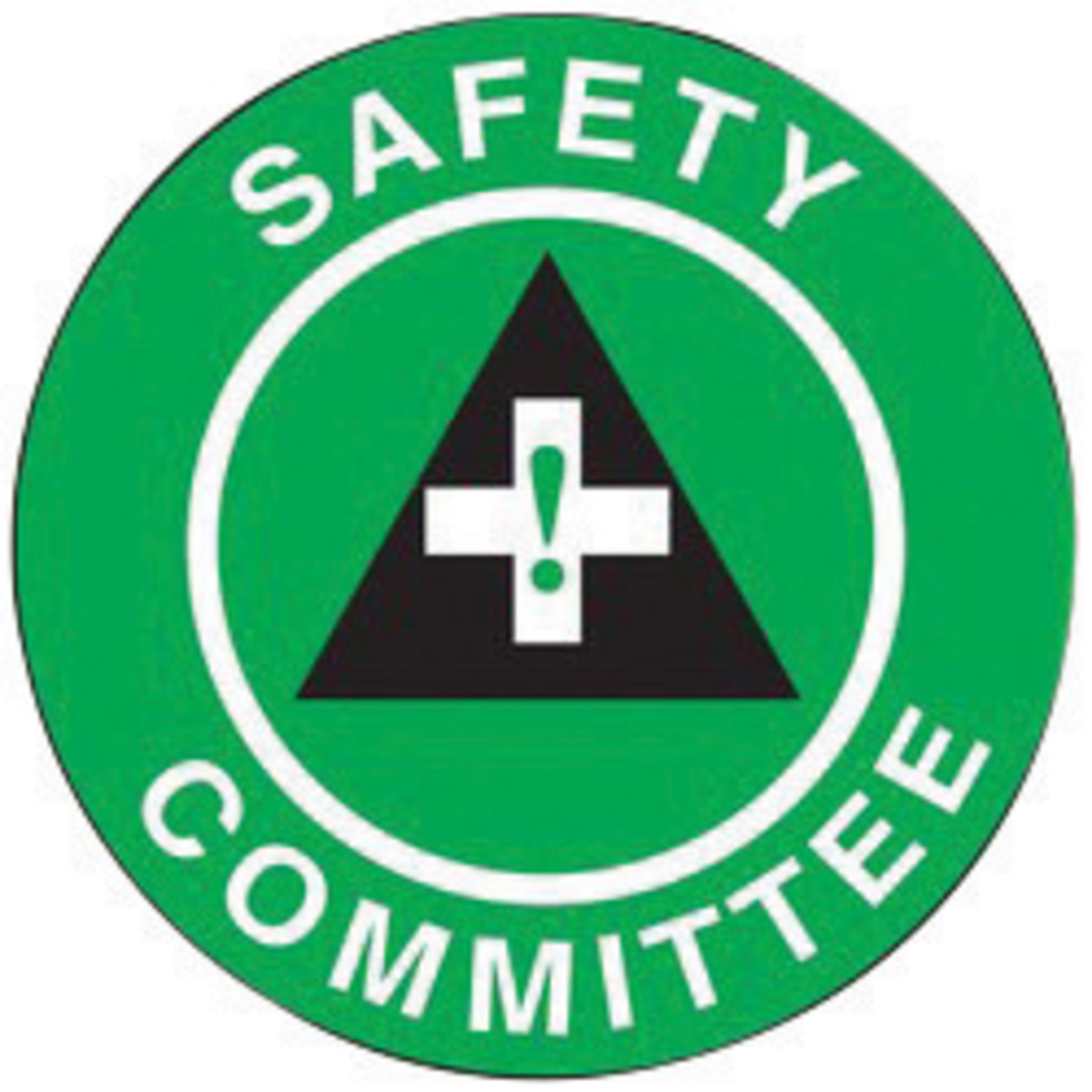 Accuform Signs 2 14 Diameter Black Green And White 4 A81LHTL149 for sale online at autumn supply