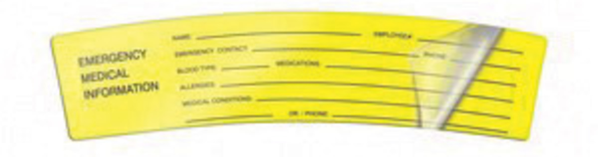 Accuform Signs 1 12 X 6 Black And Yellow SelfLaminati A81LHTL250 for sale online at autumn supply