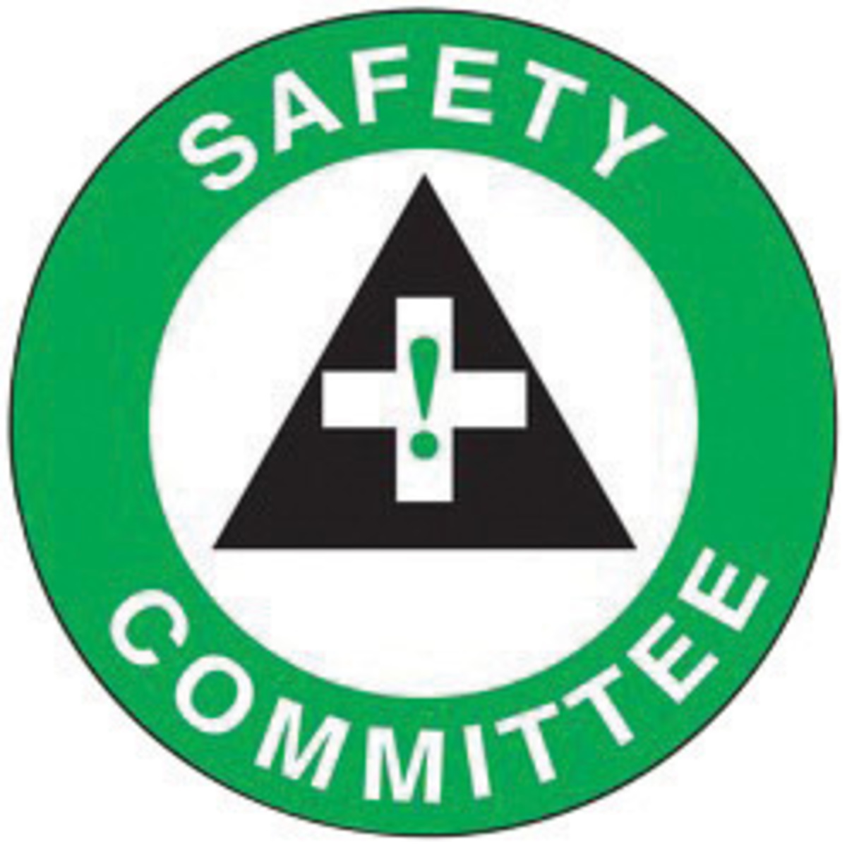 Accuform Signs 2 14 Diameter Green Black And White 4 A81LHTL354 for sale online at autumn supply
