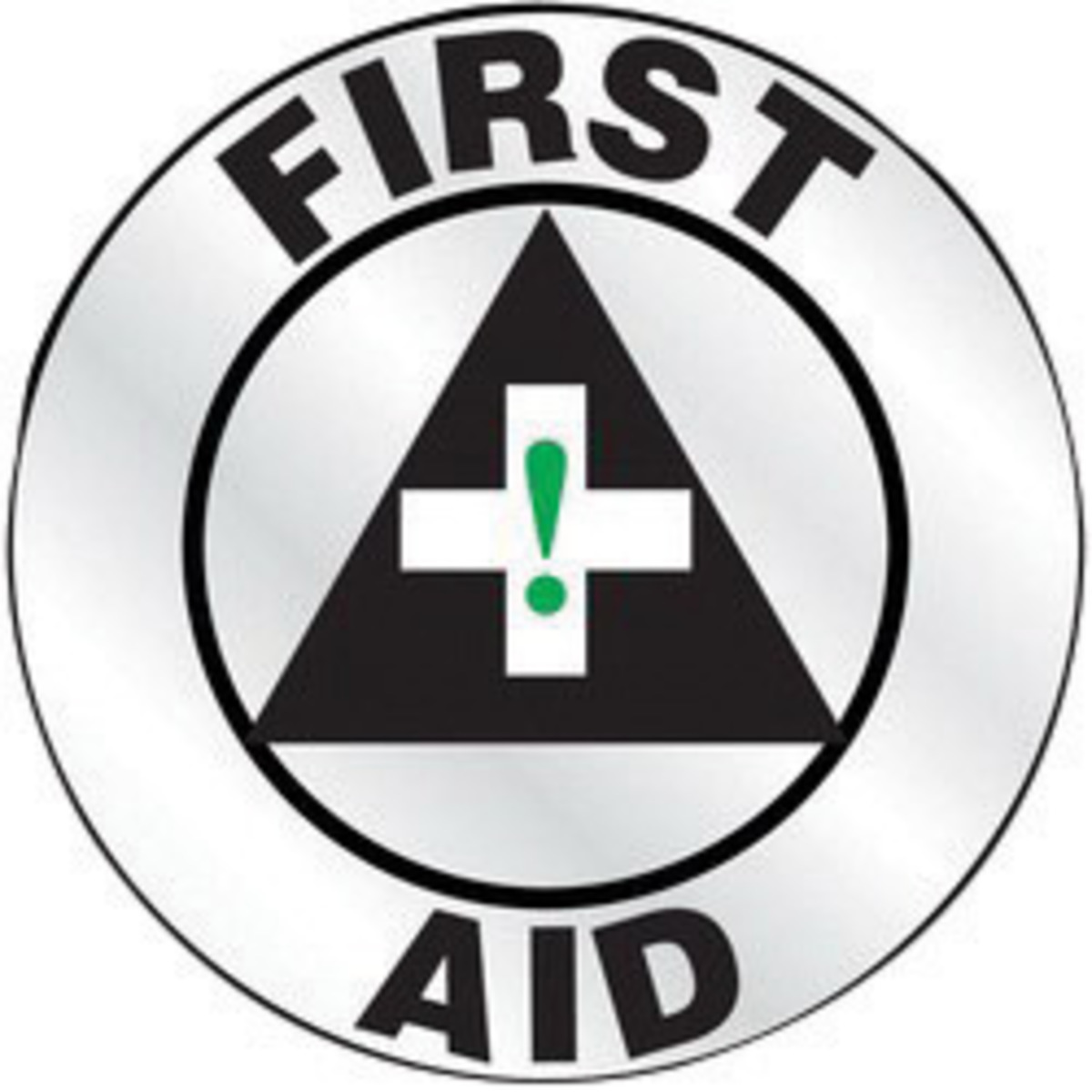 Accuform Signs 2 14 Diameter Green Black And White Re A81LHTL621 for sale online at autumn supply
