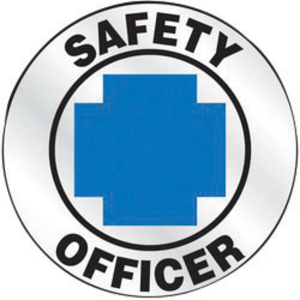 Accuform Signs 2 14 Diameter Black Blue And Gray Refl A81LHTL645 for sale online at autumn supply