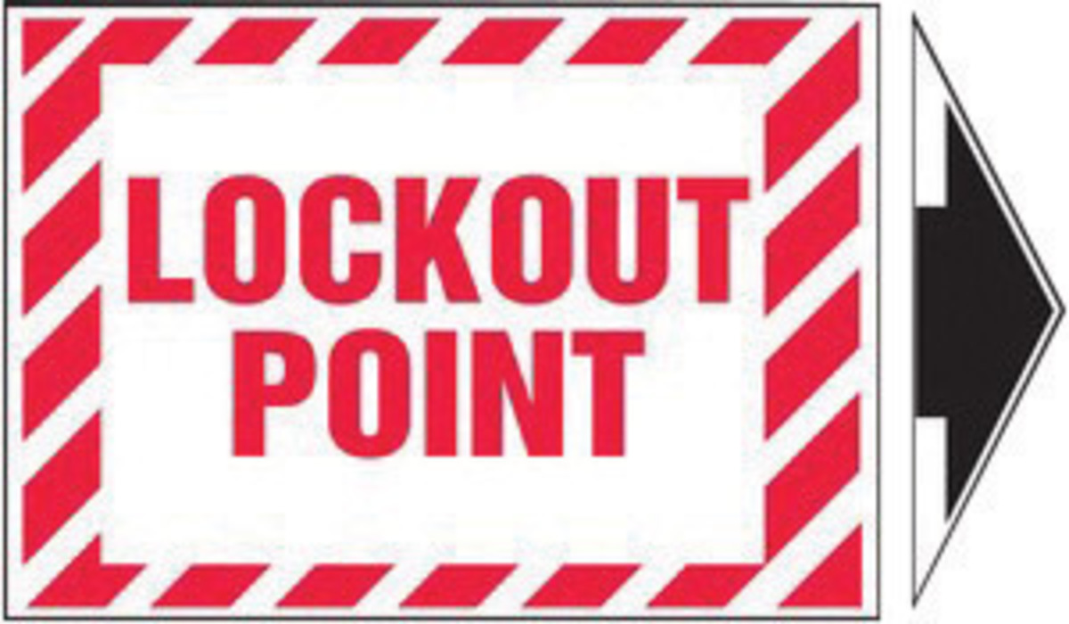 Accuform Signs 3 12 X 5 Red And White 4 mil Adhesive A81LLKT530VSP for sale online at autumn supply