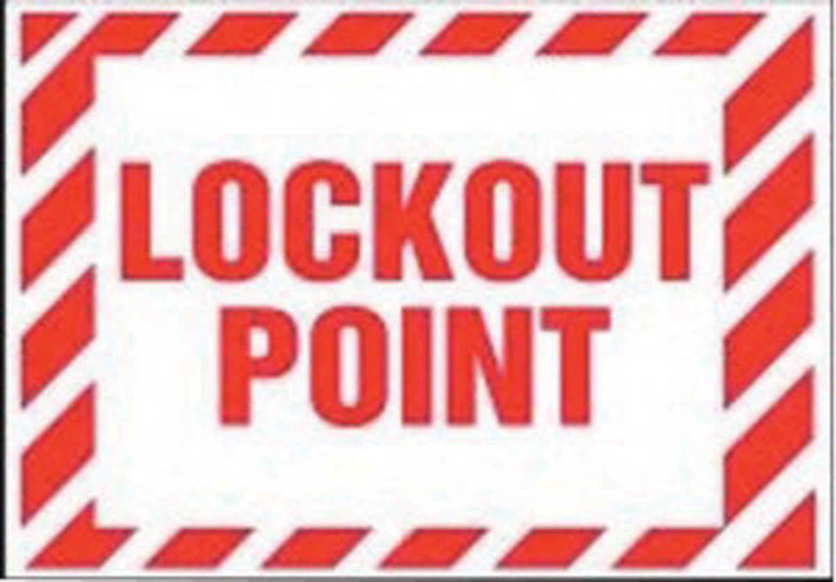 Accuform Signs 3 12 X 5 Red And White 4 mil Adhesive A81LLKT540VSP for sale online at autumn supply