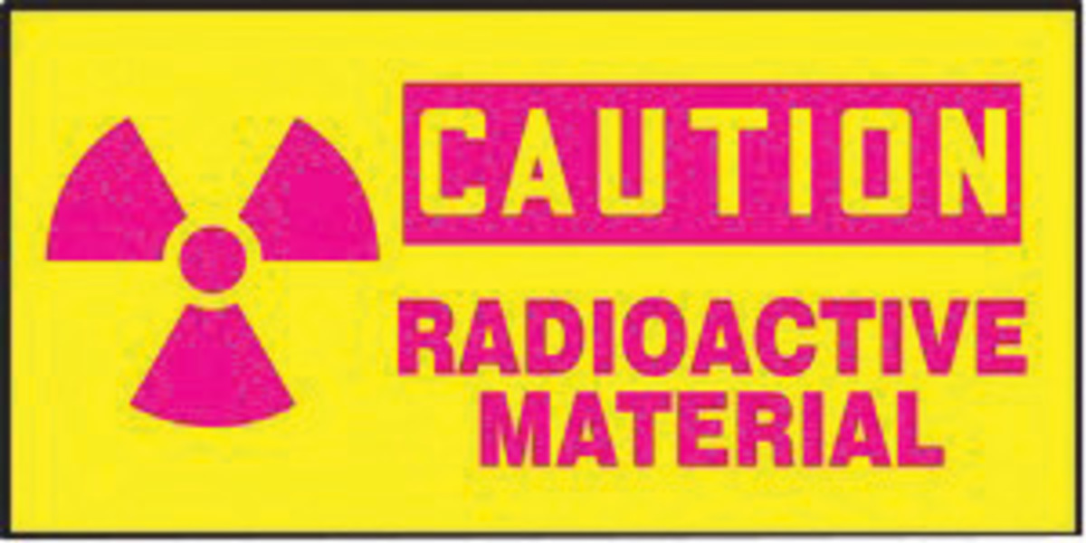 Accuform Signs 3 X 7 Red And Yellow 4 mil Adhesive Vi A81LRAD602VSP for sale online at autumn supply