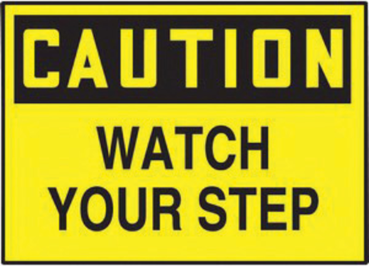 Accuform Signs 3 12 X 5 Black And Yellow 4 mil Adhesi A81LSTF601VSP for sale online at autumn supply
