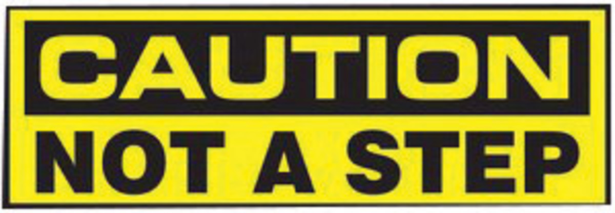 Accuform Signs 2 X 6 Black And Yellow 4 mil Adhesive A81LSTF610VSP for sale online at autumn supply