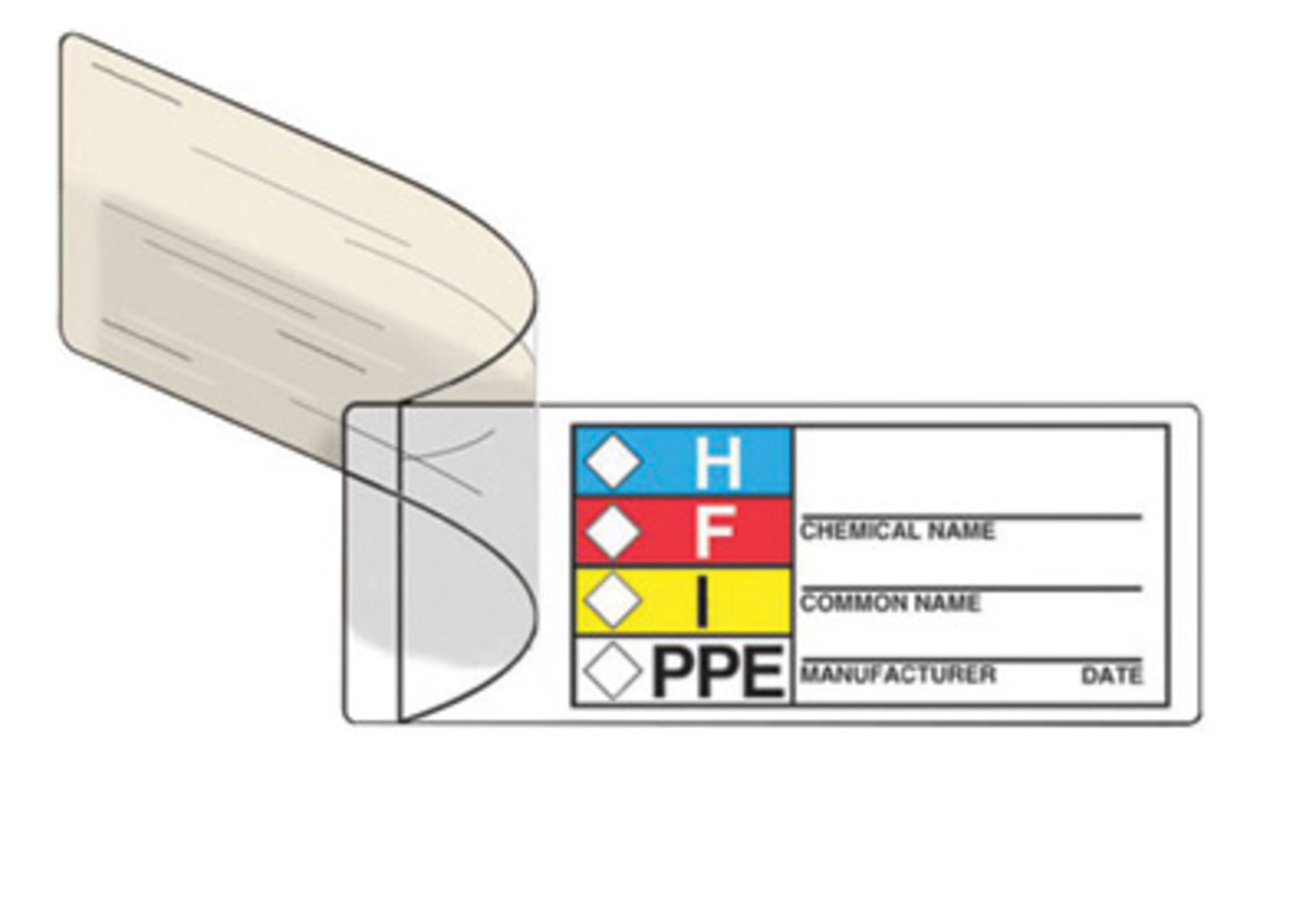Accuform Signs 1 X 3 Black Blue Red And White 4 mil S A81LZS321EV for sale online at autumn supply