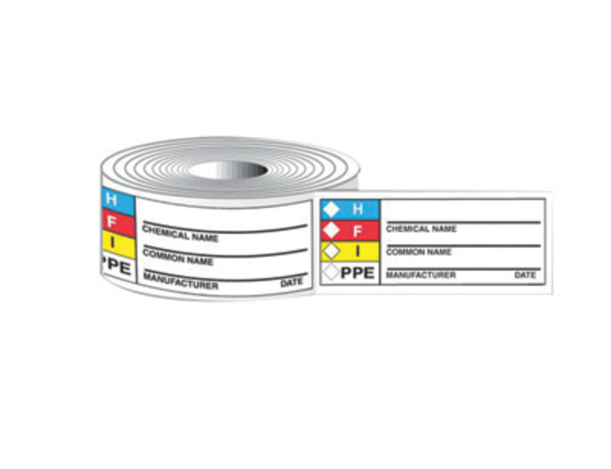 Accuform Signs 1 12 X 3 78 Black Blue Red And White A A81LZS611PS for sale online at autumn supply