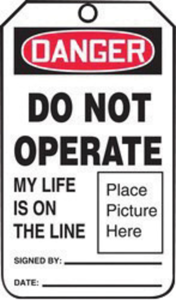 Accuform Signs 5 34 X 3 14 Black Red And White 15 mil A81MDT016LPM for sale online at autumn supply