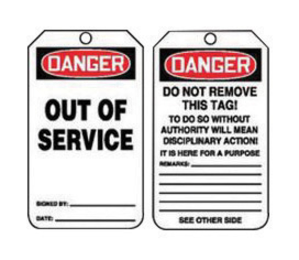 Accuform Signs 5 34 X 3 14 Red Black And White 15 mil A81MDT158PTP for sale online at autumn supply