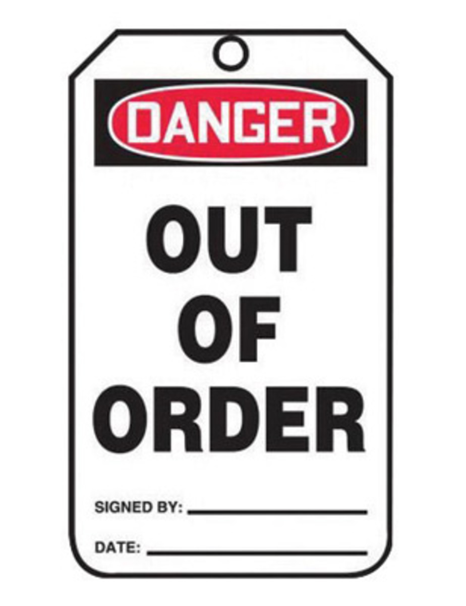 Accuform Signs 5 34 X 3 14 Black Red And White 10 mil A81MDT167CTP for sale online at autumn supply