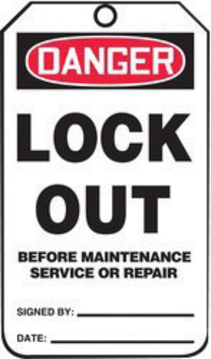 Accuform Signs 5 34 X 3 14 Red Black And White 10 mil A81MDT176CTP for sale online at autumn supply