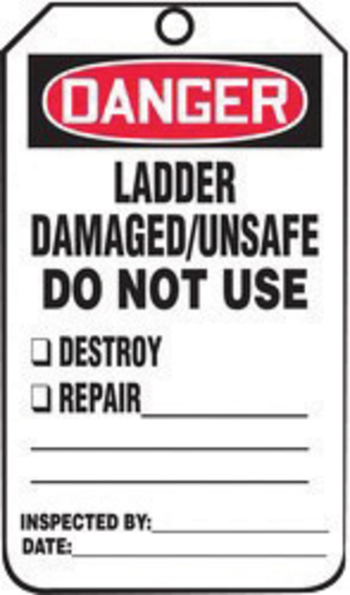 Accuform Signs 5 34 X 3 14 Red Black And White 10 mil A81MDT182CTP for sale online at autumn supply