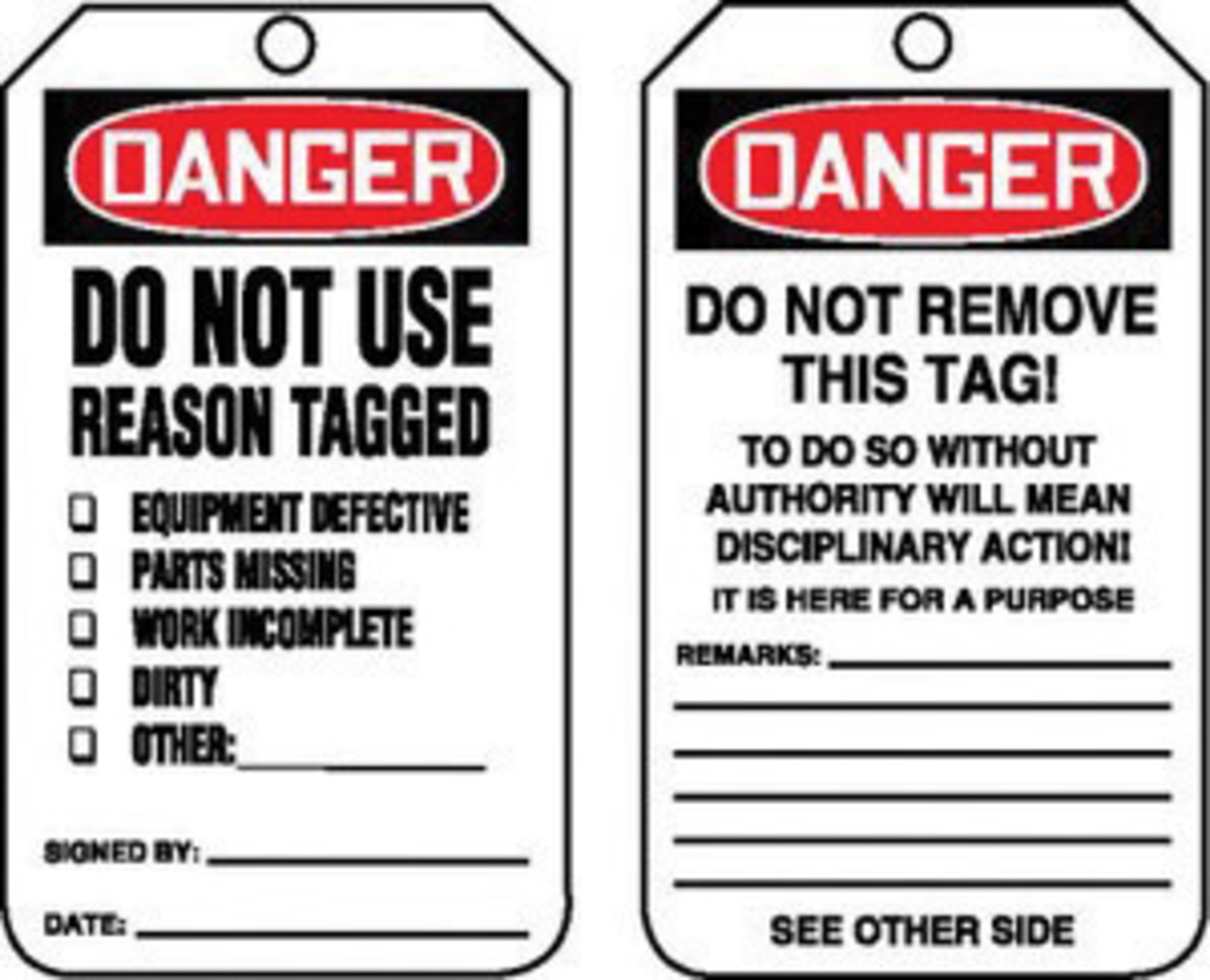 Accuform Signs 5 34 X 3 14 15 mils RPPlastic Safety T A81MDT184PTP for sale online at autumn supply