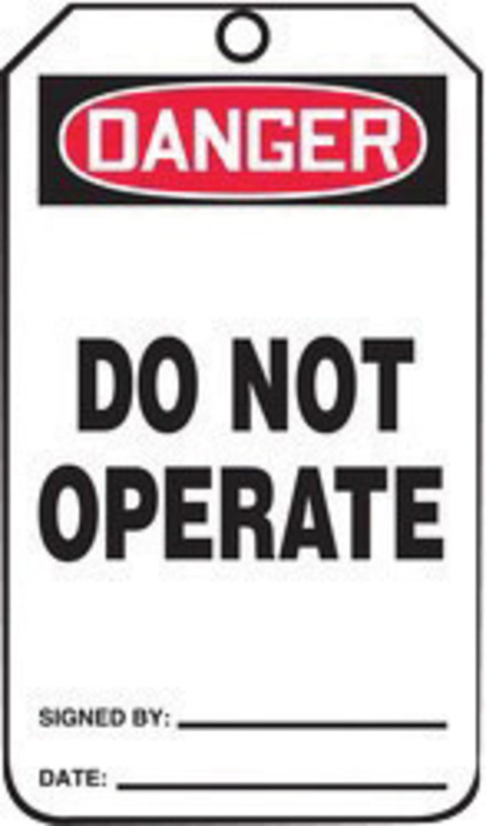 Accuform Signs 5 34 X 3 14 Black Red And White HSLami A81MDT189LTP for sale online at autumn supply