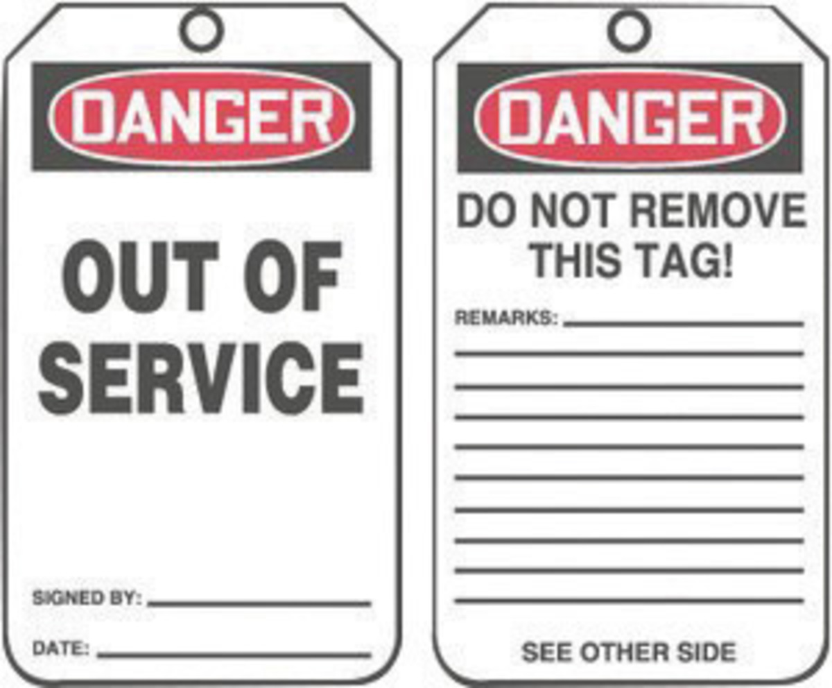 Accuform Signs 5 34 X 3 14 Red Black And White 10 mil A81MDT246CTP for sale online at autumn supply