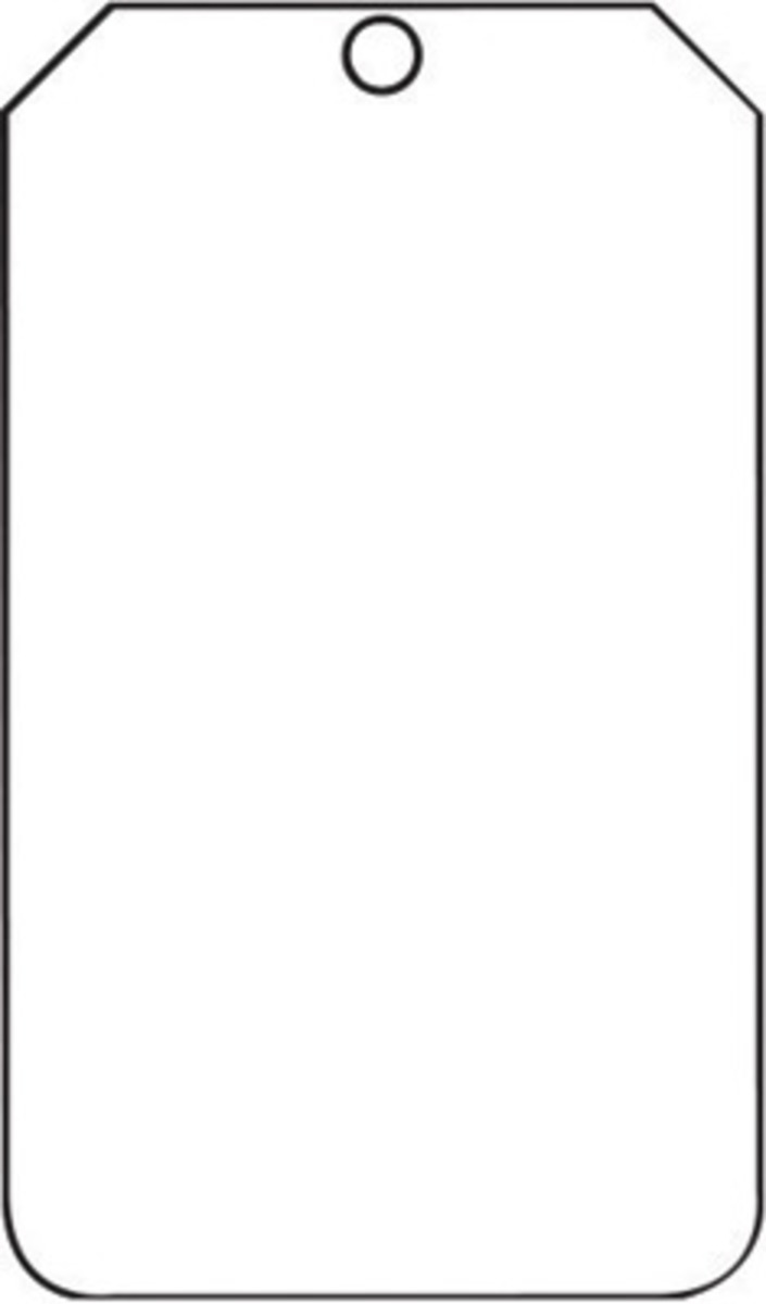Accuform Signs 5 34 X 3 14 White 10 mil PFCardstock B A81MDT520CTP for sale online at autumn supply
