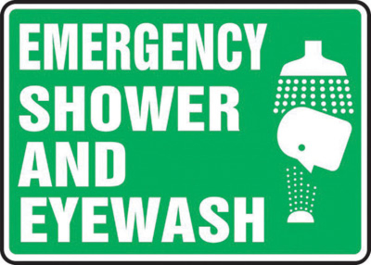 Accuform 10 X 14 White And Green Aluminum Safety Sign A81MFSD550VA for sale online at autumn supply