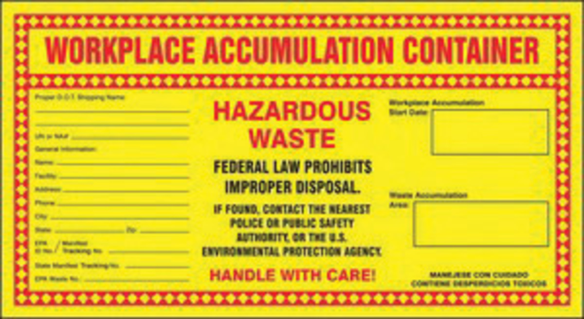 Accuform Signs 6 X 11 Black Red And Yellow 2 mil Adhe A81MHZW22EVP for sale online at autumn supply