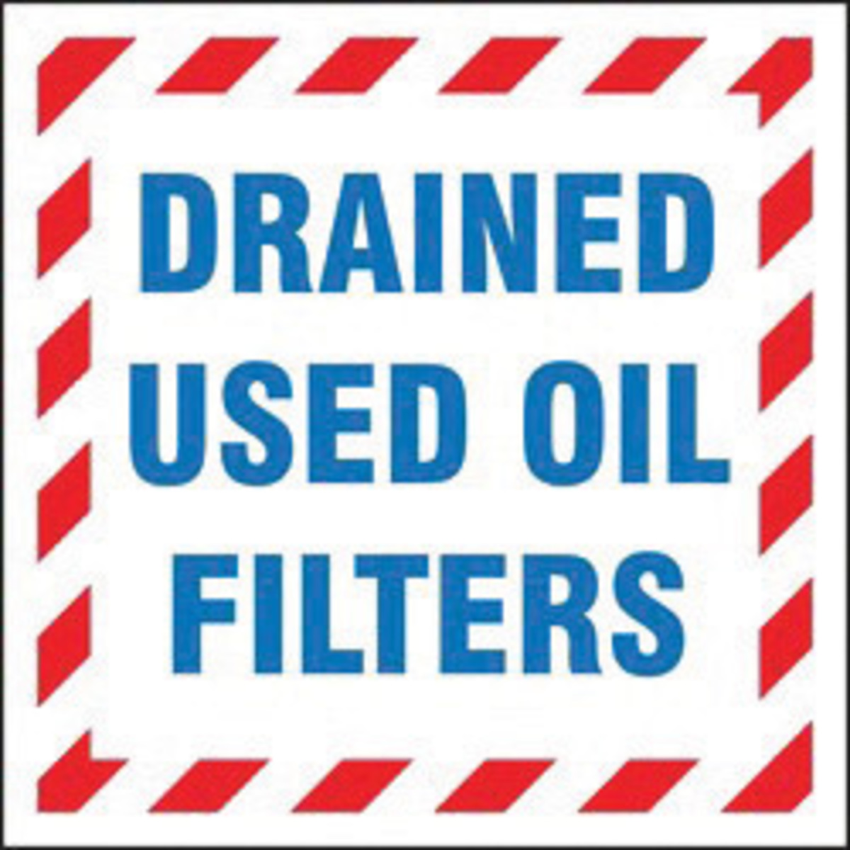 Accuform Signs 6 X 6 Blue Red And White Adhesive Coat A81MHZW505PSP for sale online at autumn supply