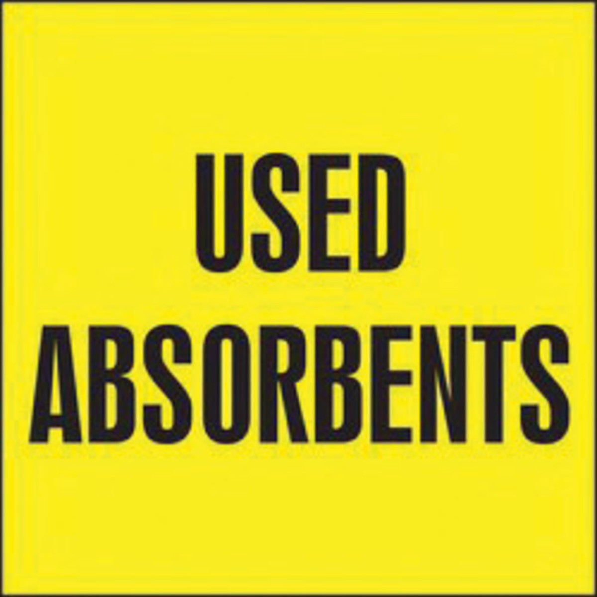 Accuform Signs 6 X 6 Black And Yellow Adhesive Coated A81MHZW507PSP for sale online at autumn supply