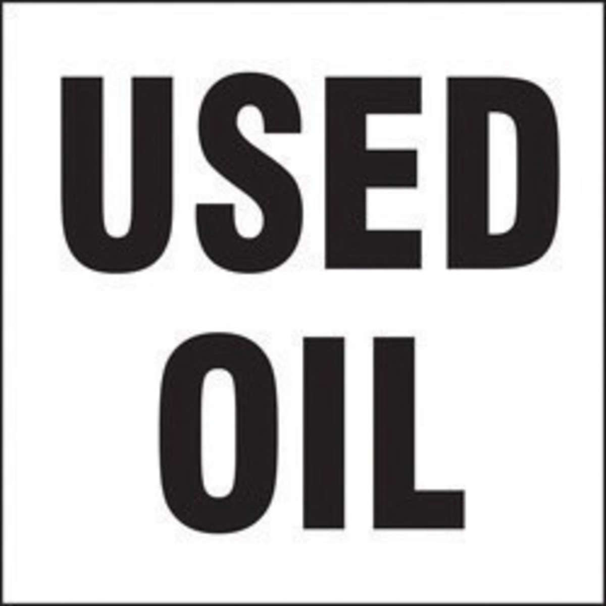 Accuform Signs 6 X 6 Black And White 2 mil Adhesive P A81MHZW511EVP for sale online at autumn supply