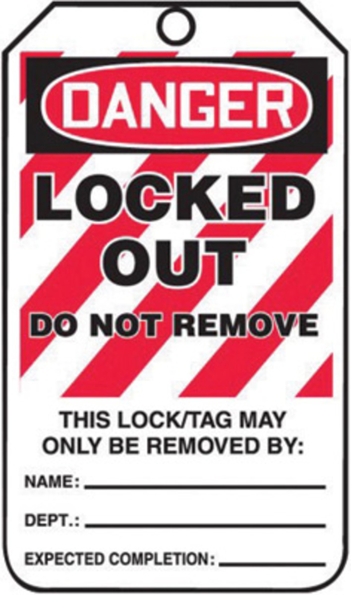 Accuform Signs 5 34 X 3 14 Red Black And White 15 mil A81MLT418PTP for sale online at autumn supply