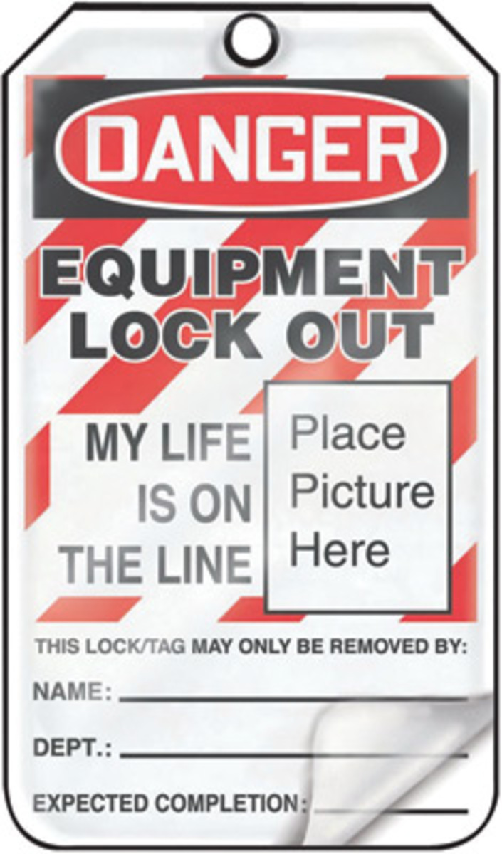 Accuform Signs 5 34 X 3 14 Red Black And White 15 mil A81MLT603LPP for sale online at autumn supply