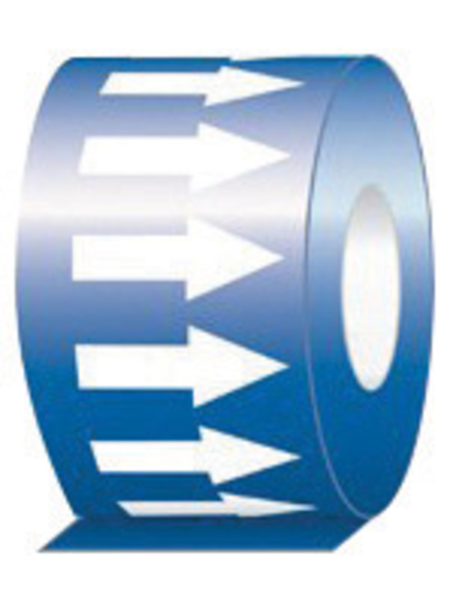 Accuform Signs 1 X 54 Blue And White 6 mil SelfAdhesi A81RAW252BUWT for sale online at autumn supply